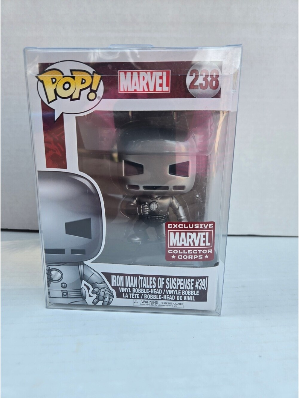 Funko Pop! Iron Man (Tales of Suspense) #238 Marvel Collector Corps Exclusive
